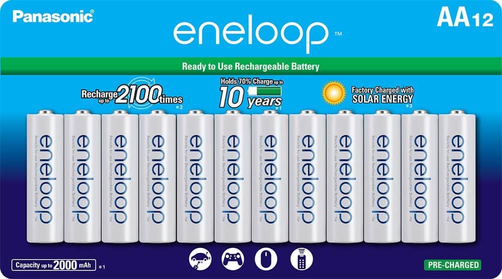 Genuine Panasonic eneloop PRO AA Battery (4 pack) 2500mAh **5th Gen  BK-3HCDE**