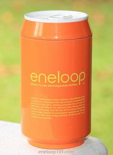 Picture of a promotional drinking can