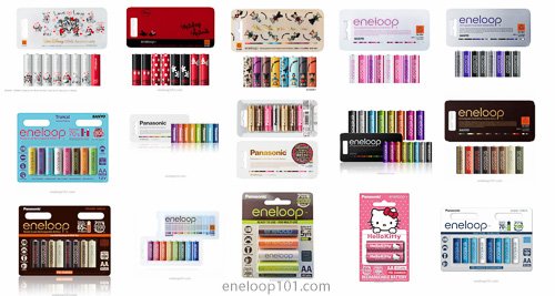 overview eneloop limited editions