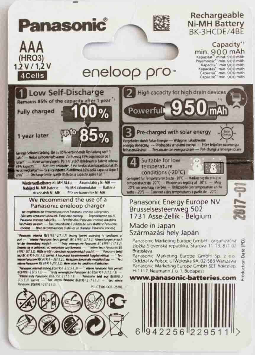 How to differentiate a Fake from a Genuine Panasonic Eneloop Pro